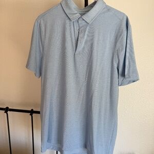 Lululemon Men’s Ace Polo - L - Light Blue